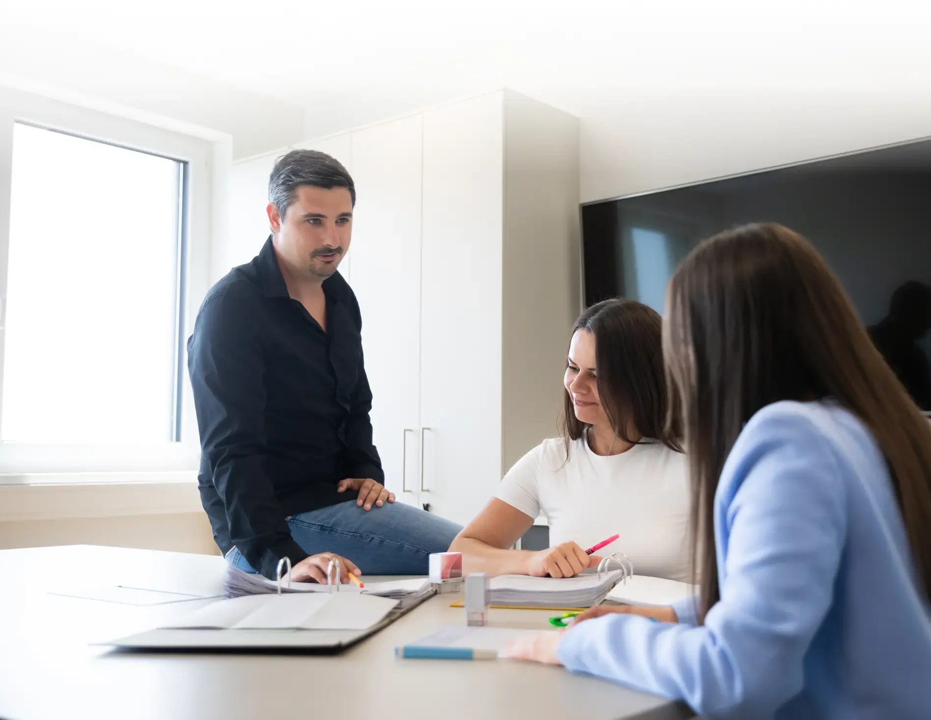 Foto von Besprechung